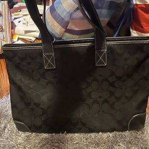 Nice black coach purse